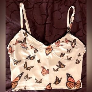 omighty crop top. Off-white. US size S. Barely worn, very good condition.